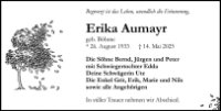 eine Anzeige